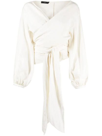 Peasant Wrap-Around Blouse