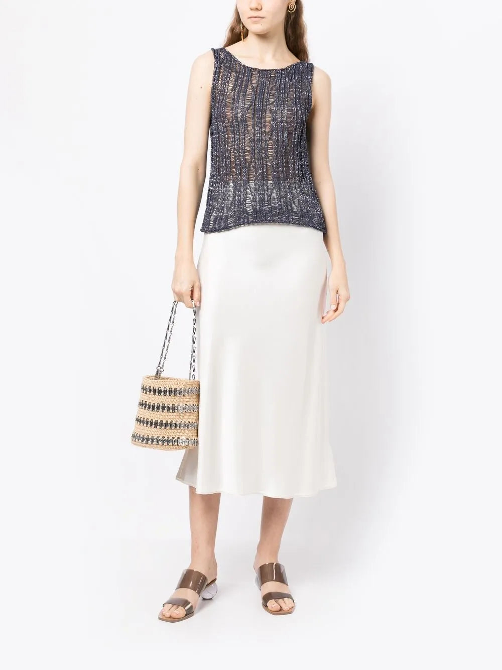 Lace Knit Tank Top