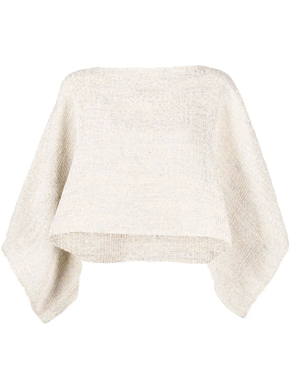 Cape-Style Long-Sleeved Jumper