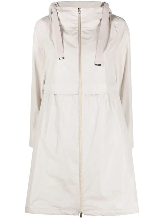 Zip-Fastening Hooded Jacket