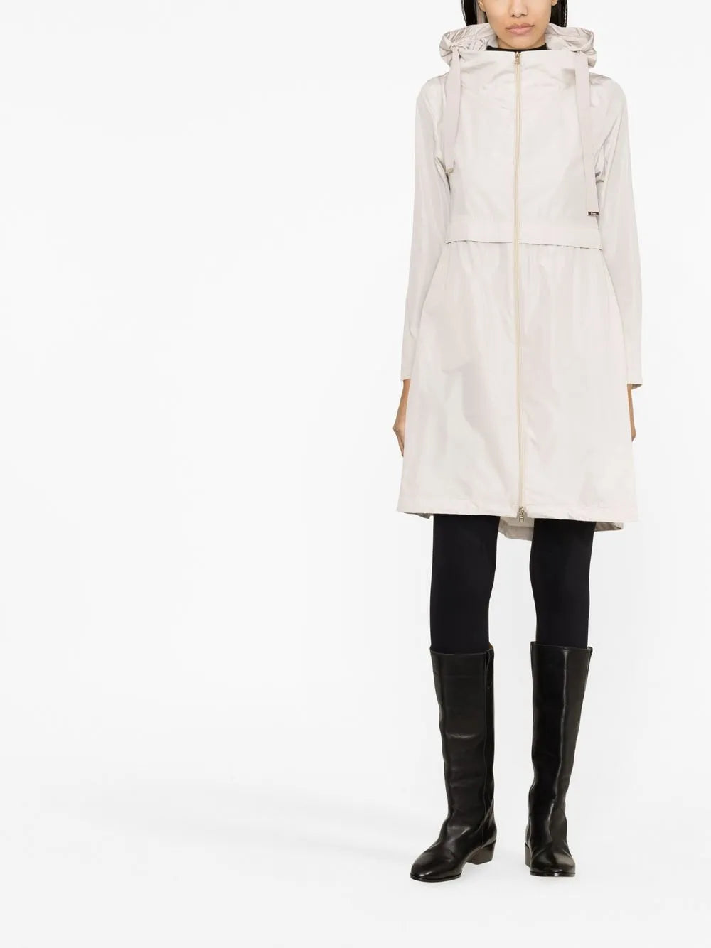 Zip-Fastening Hooded Jacket