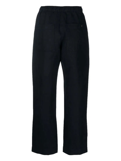 Linen Boyfriend Tapered Trousers