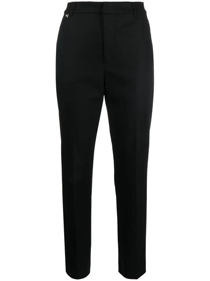 Cropped Tailored-Cut Trousers