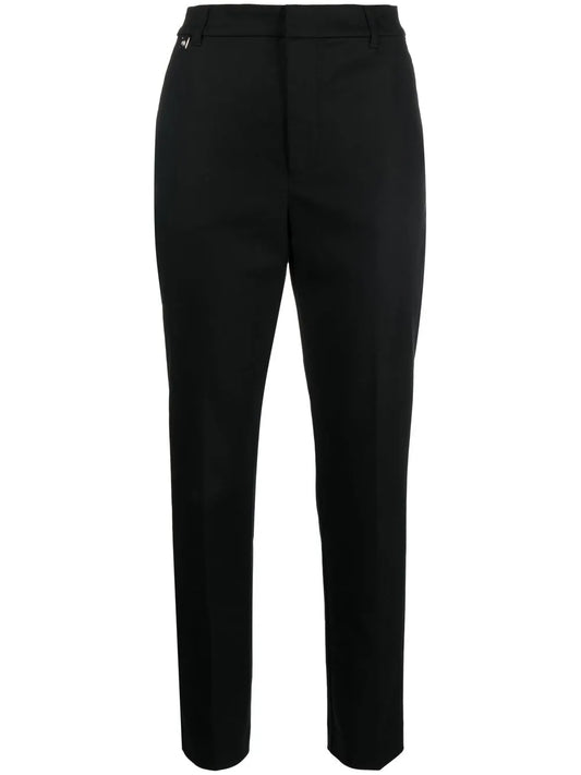 Cropped Tailored-Cut Trousers