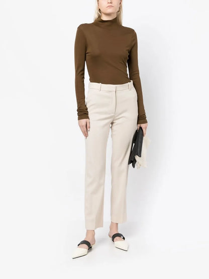 Straight-Leg Tailored Trousers