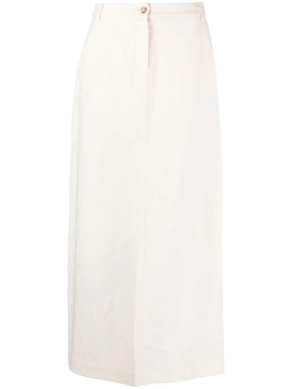 Decorative-Stitching Straight Skirt