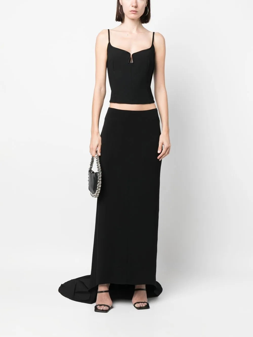Asymmetric Maxi Skirt