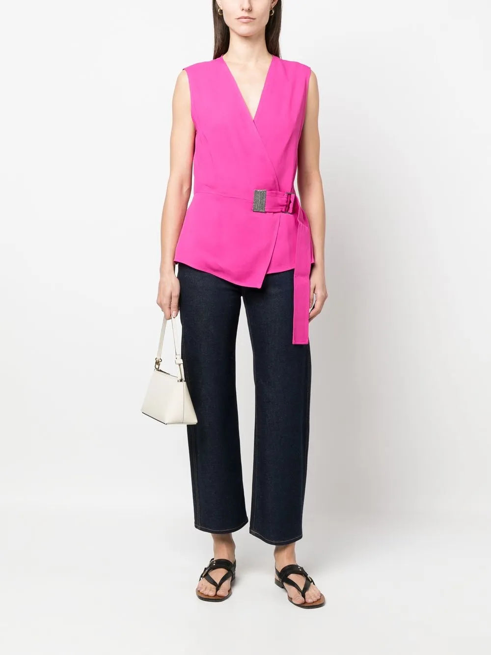 Asymmetric-Hem Vest