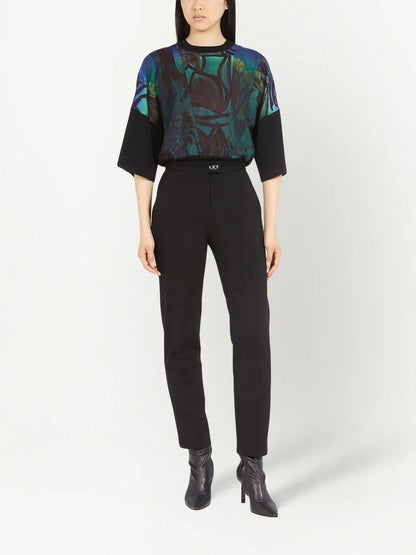 Gancio Plaque Tailored Trousers