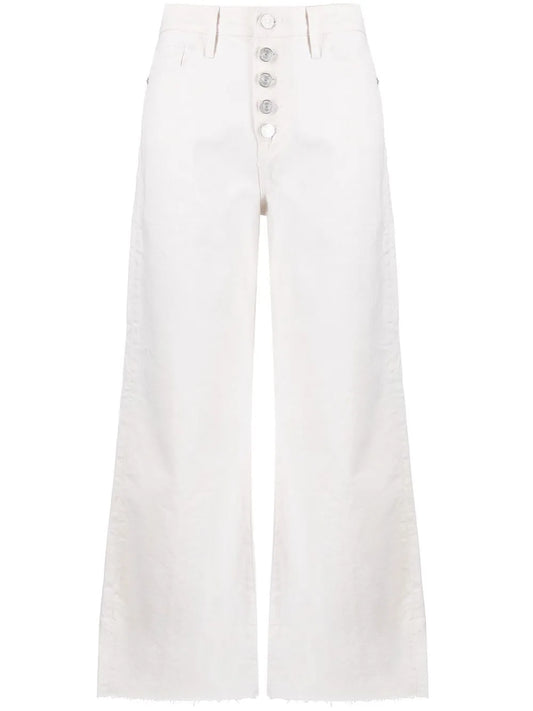 Cropped Wide-Leg Jeans
