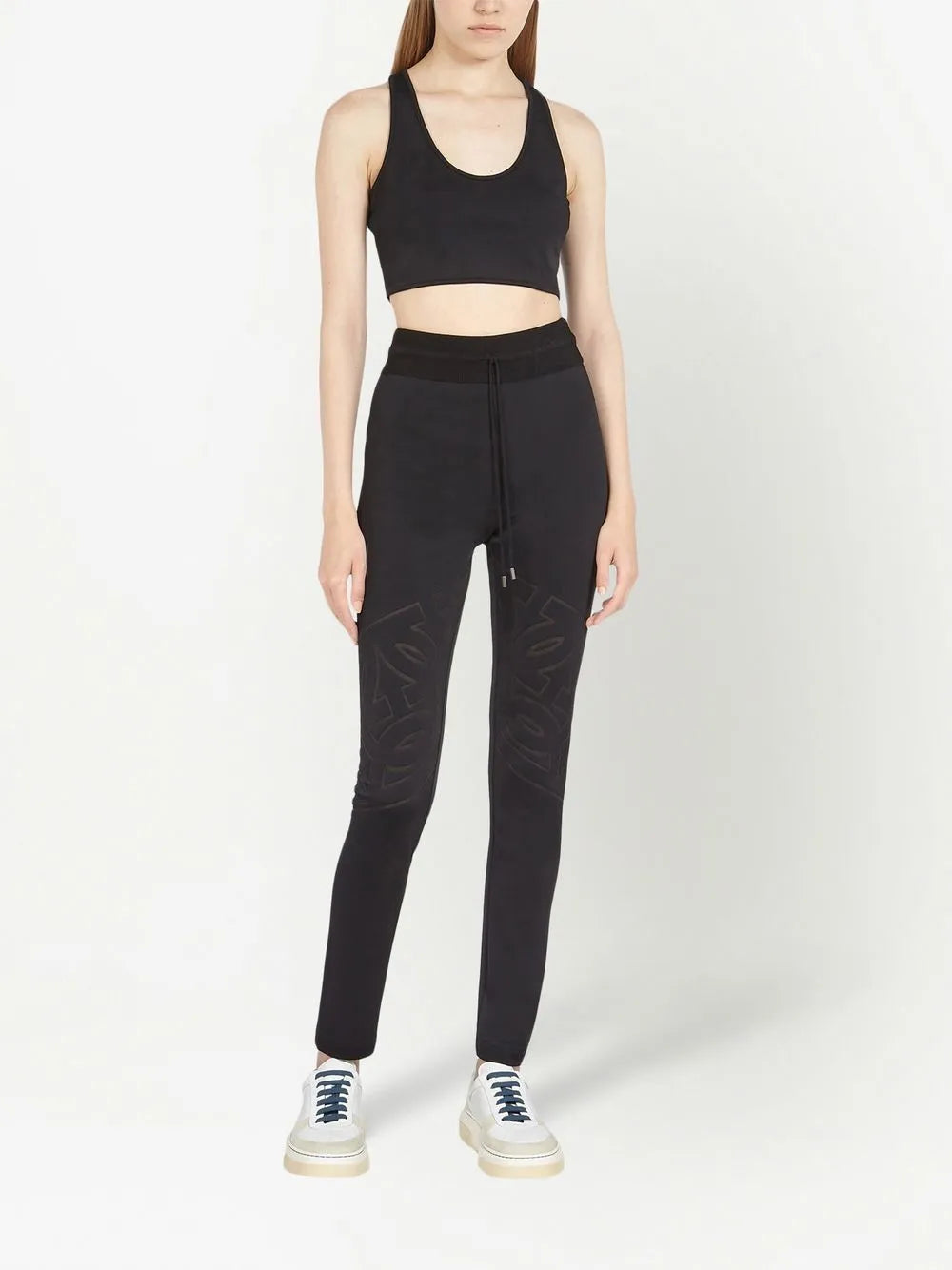 Logo-Detail Drawstring Leggings