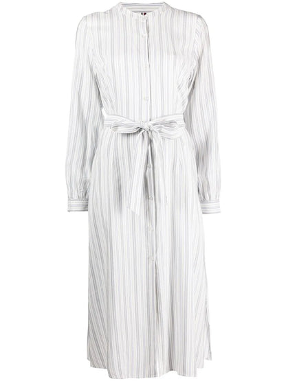 Striped Belted Dress
