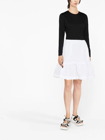 Ruffled A-Line Skirt