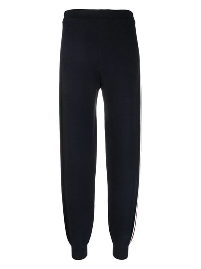 Side-Stripe Cotton Track Pants