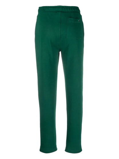 Logo-Embroidery Cotton Sweatpants