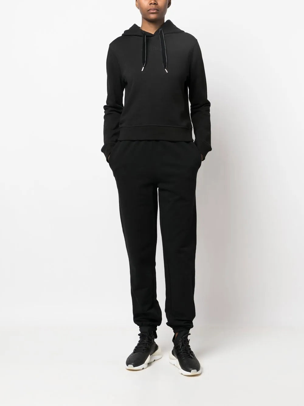 Logo-Embroidered Long-Sleeve Hoodie