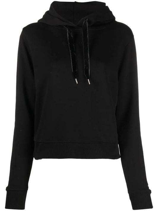 Logo-Embroidered Long-Sleeve Hoodie