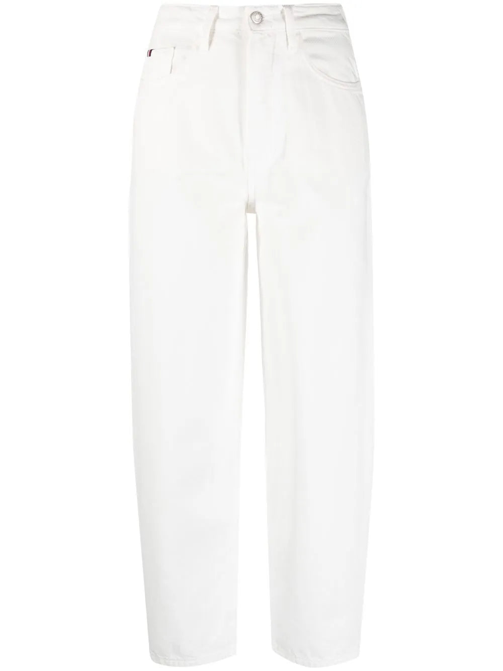 High-Waisted Tapered Jeans