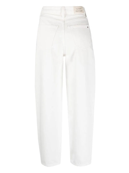 High-Waisted Tapered Jeans