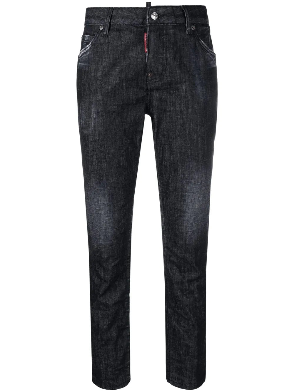 Tapered Leg Denim Jeans