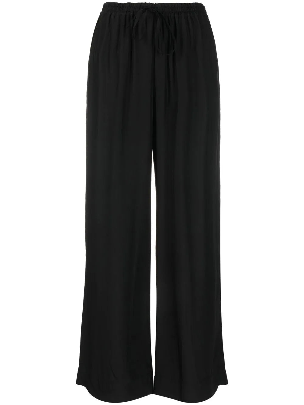 Wide-Leg Drawstring-Waist Trousers
