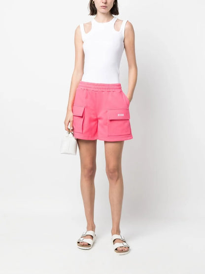 Logo-Embroidered Track Shorts