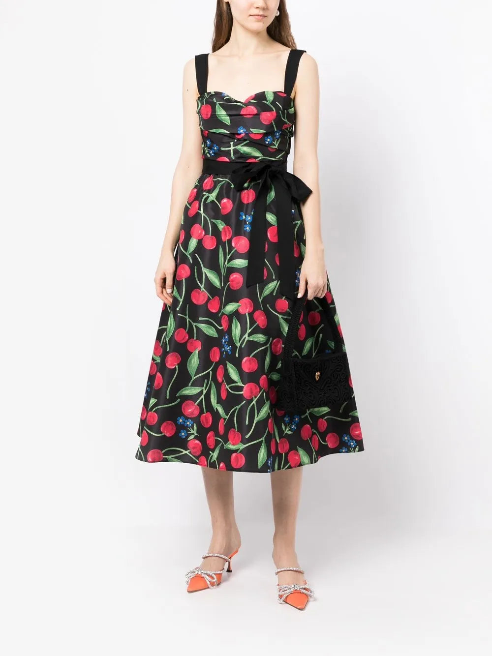 All-Over Cherry-Print Dress