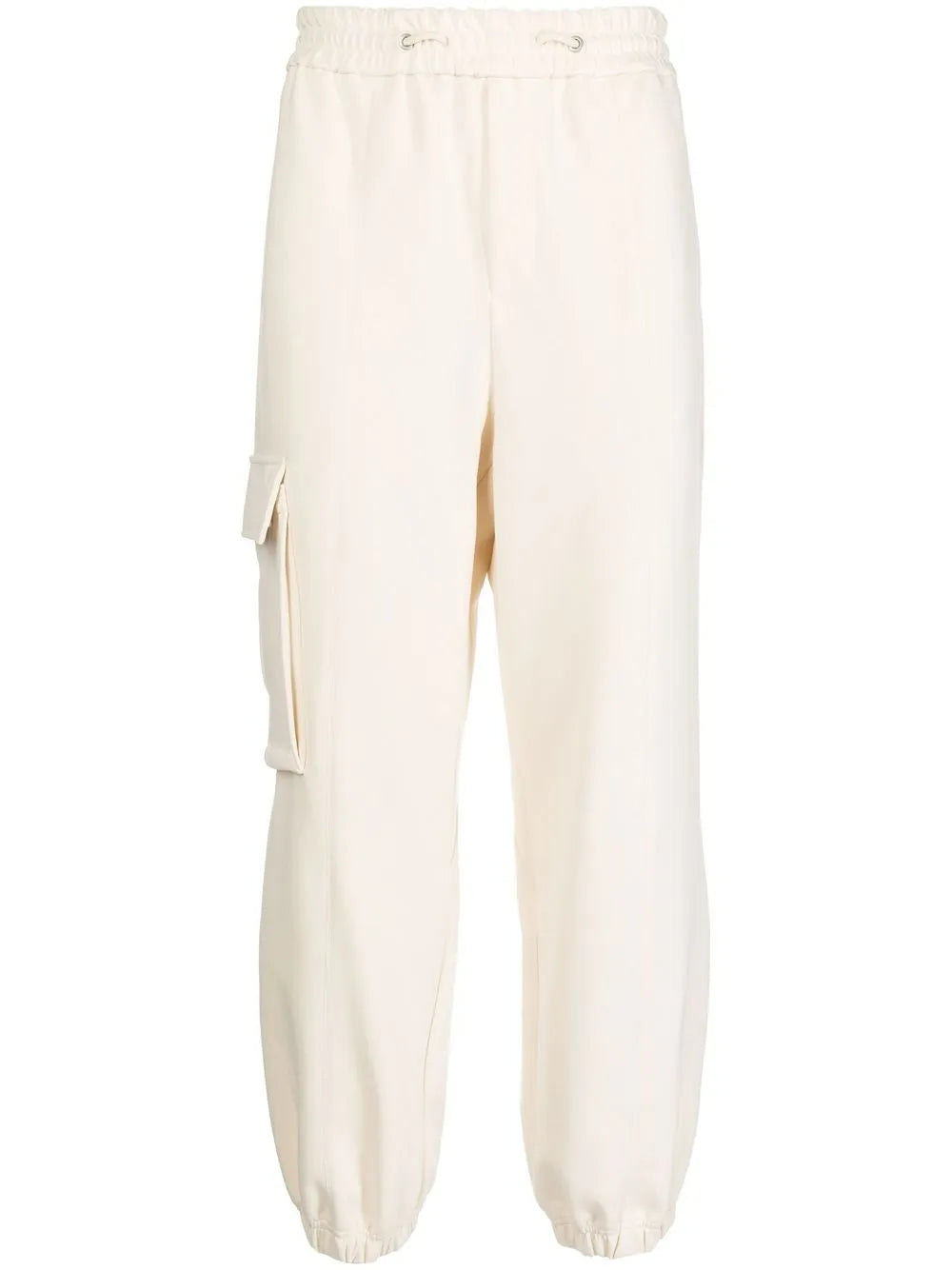 Cargo-Style Drawstring Track Pants
