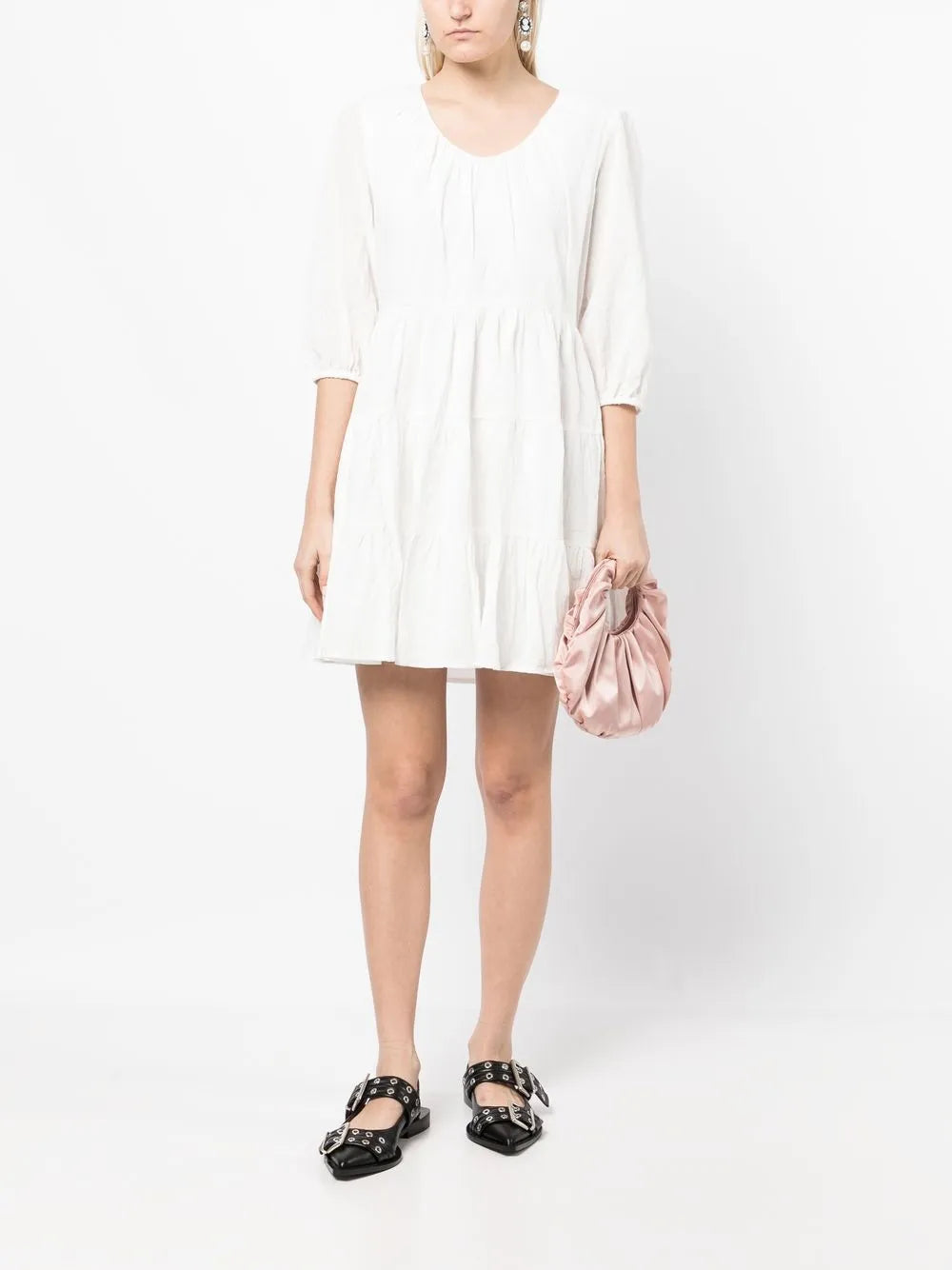 Skater Cotton Mini Dress