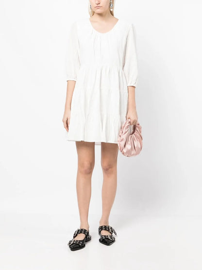 Skater Cotton Mini Dress