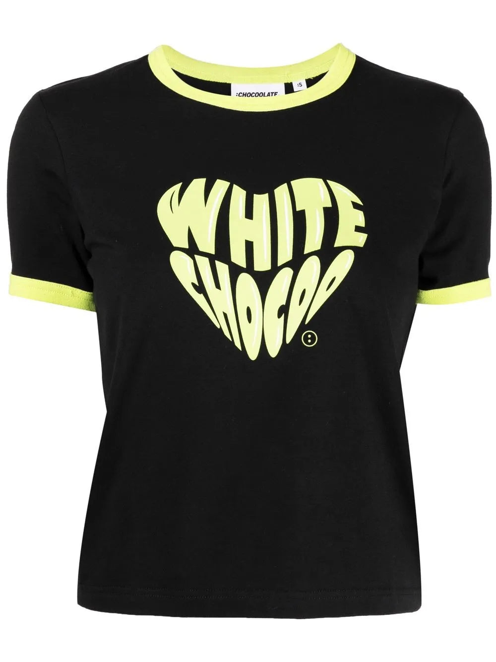 Heart-Print Short-Sleeved T-Shirt