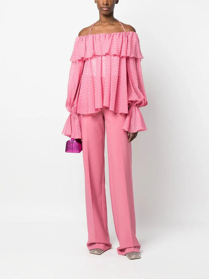Ruffle Off-Shoulder Blouse