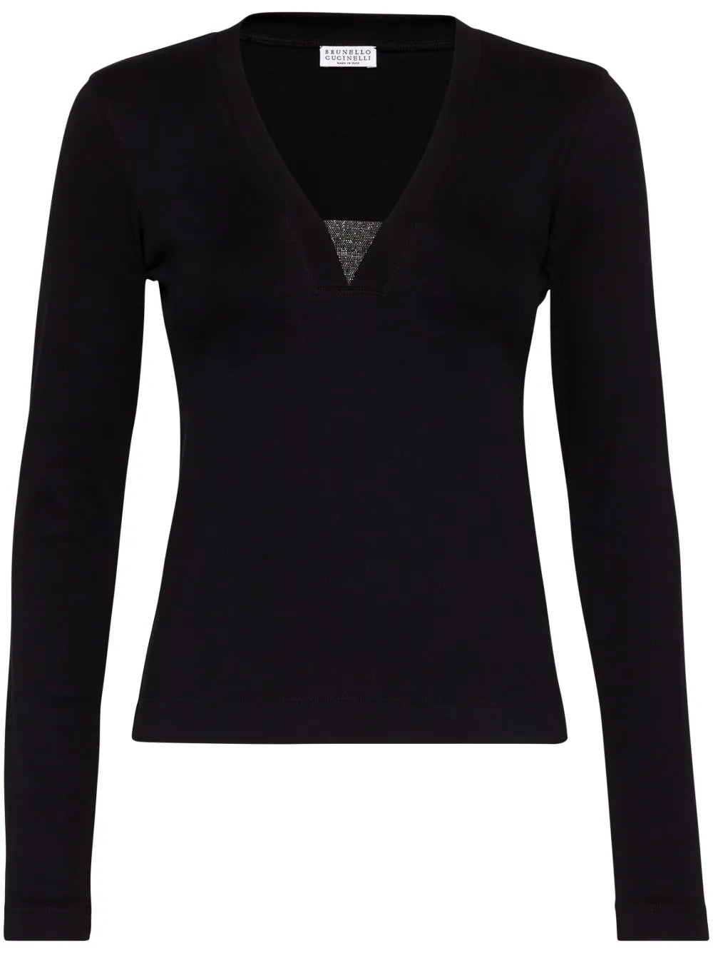Monili-Embellished T-Shirt