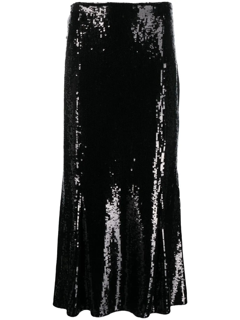 Levine High-Waisted Sequin Skirt