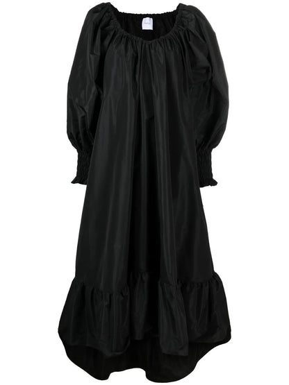 Puff-Sleeve Maxi Dress