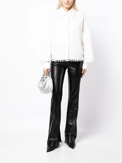 Embellished Long-Sleeve Shirt