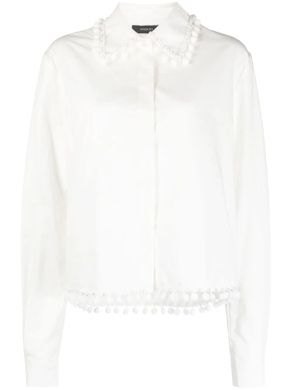 Embellished Long-Sleeve Shirt