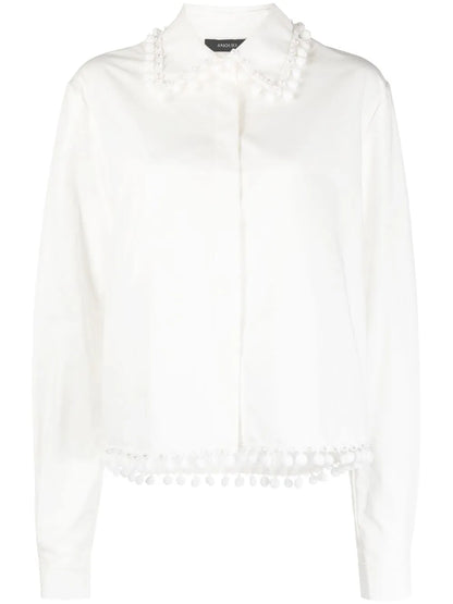 Embellished Long-Sleeve Shirt