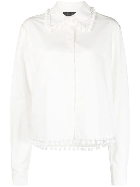 Embellished Long-Sleeve Shirt