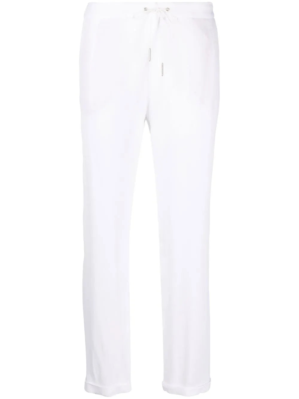 Drawstring Straight-Leg Trousers