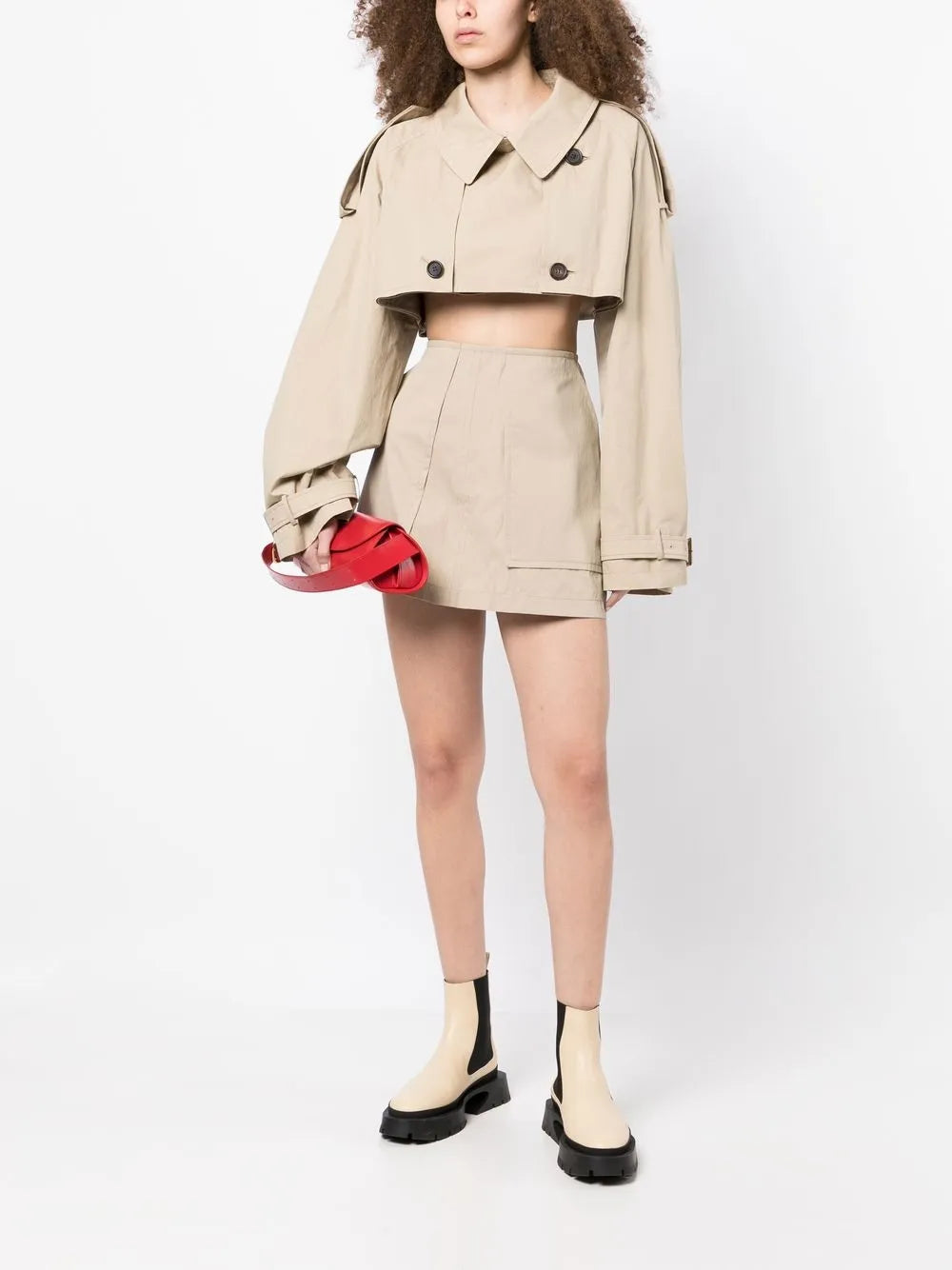 Two-Pocket A-Line Skirt