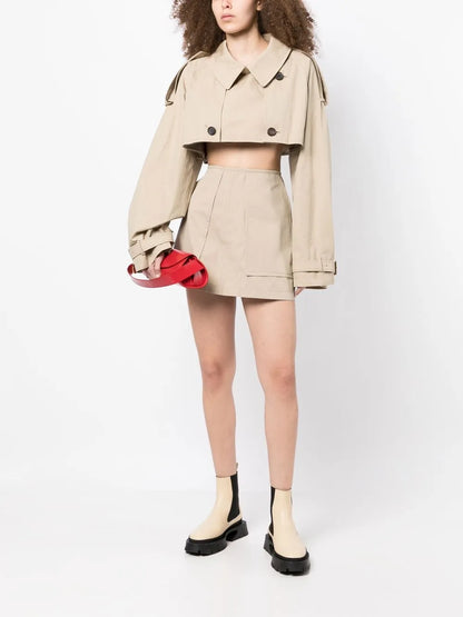 Two-Pocket A-Line Skirt