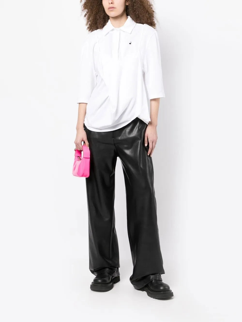 Layered Half-Sleeve Shirt