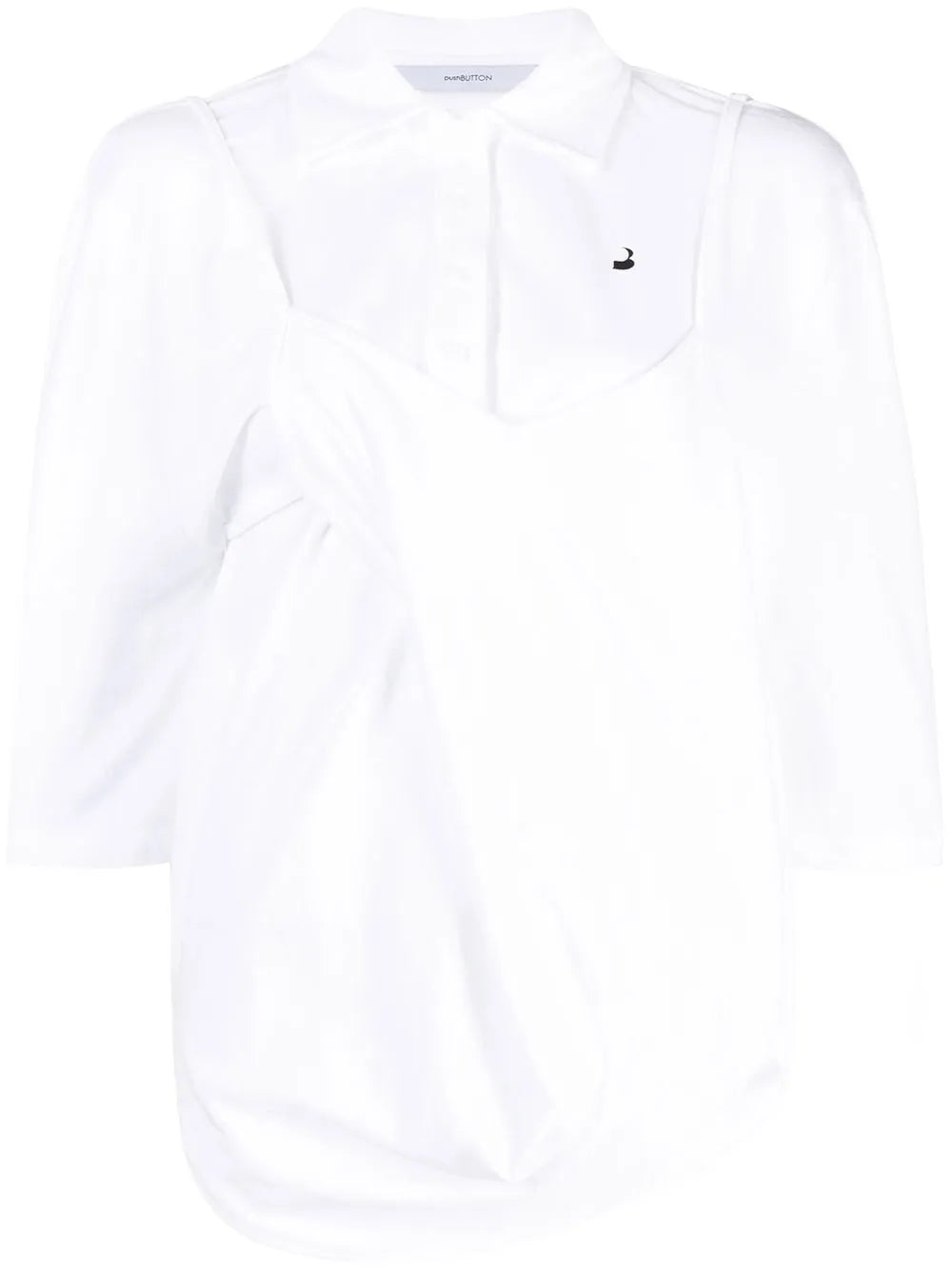 Layered Half-Sleeve Shirt