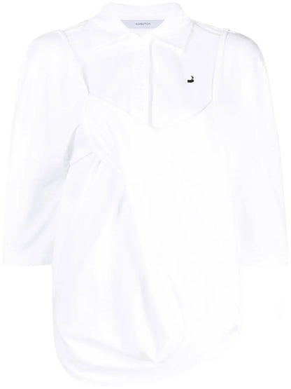 Layered Half-Sleeve Shirt