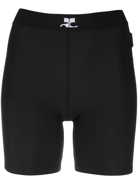 Logo-Print Biker Shorts