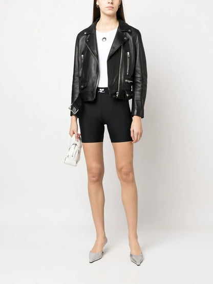 Logo-Print Biker Shorts