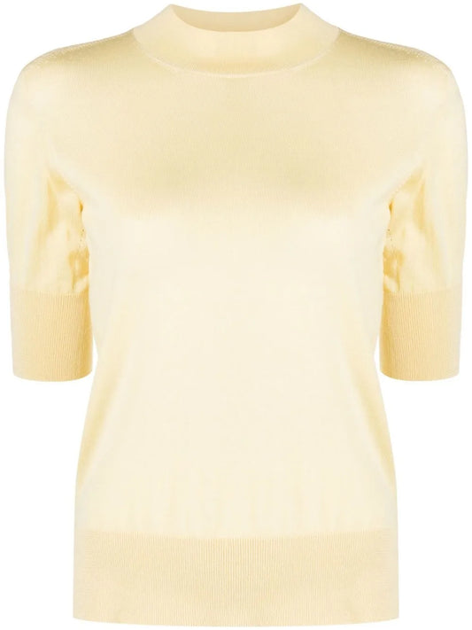 Short-Sleeve Knitted Top