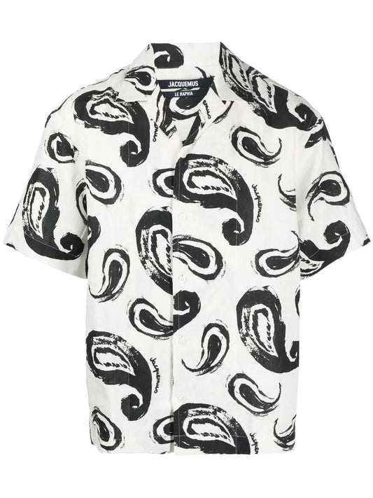 La Chemise Jean Paisley-Print Shirt