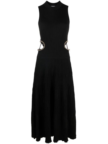 Cut-Out Knitted Dress
